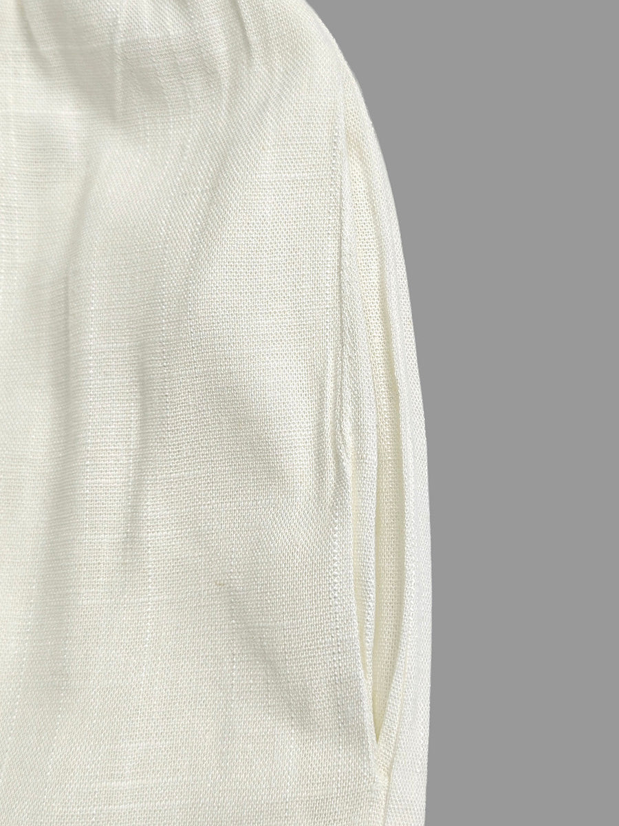 Loose Solid Color V-Neck Sleeveless Vest Top + Pockets Pants Trousers Two Pieces Set
