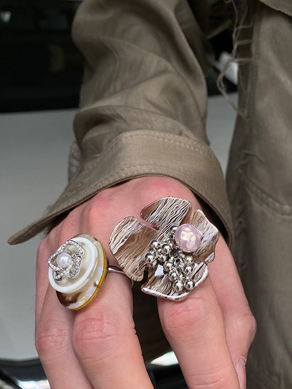 Flower Shape Rings Accessories