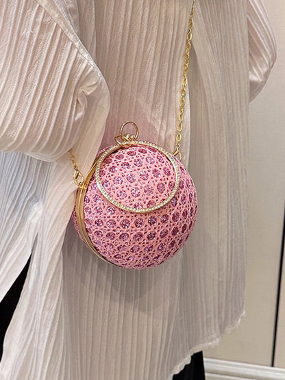 Chains Geometric Rhinestone Shiny Bags Bags Accessories Crossbody Bags Evening Bags & Clutches Handbags