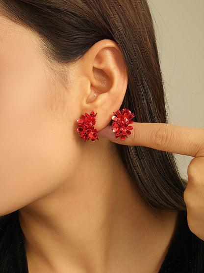 Flower Shape Earrings Accessories
