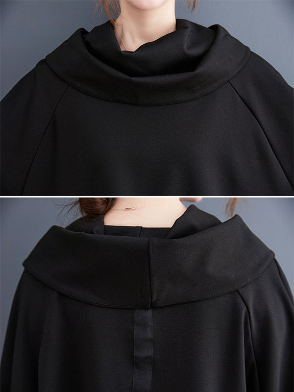 Original Loose Irregular Zipper Long Sleeves Sweatshirt