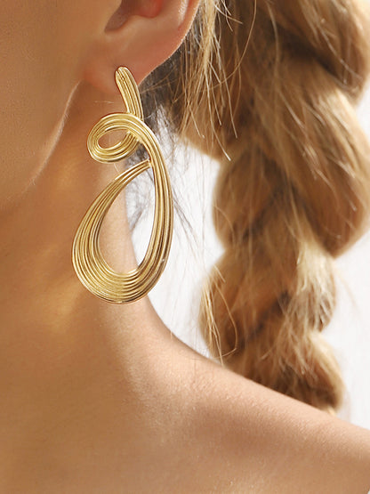 Geometric Drop Earrings