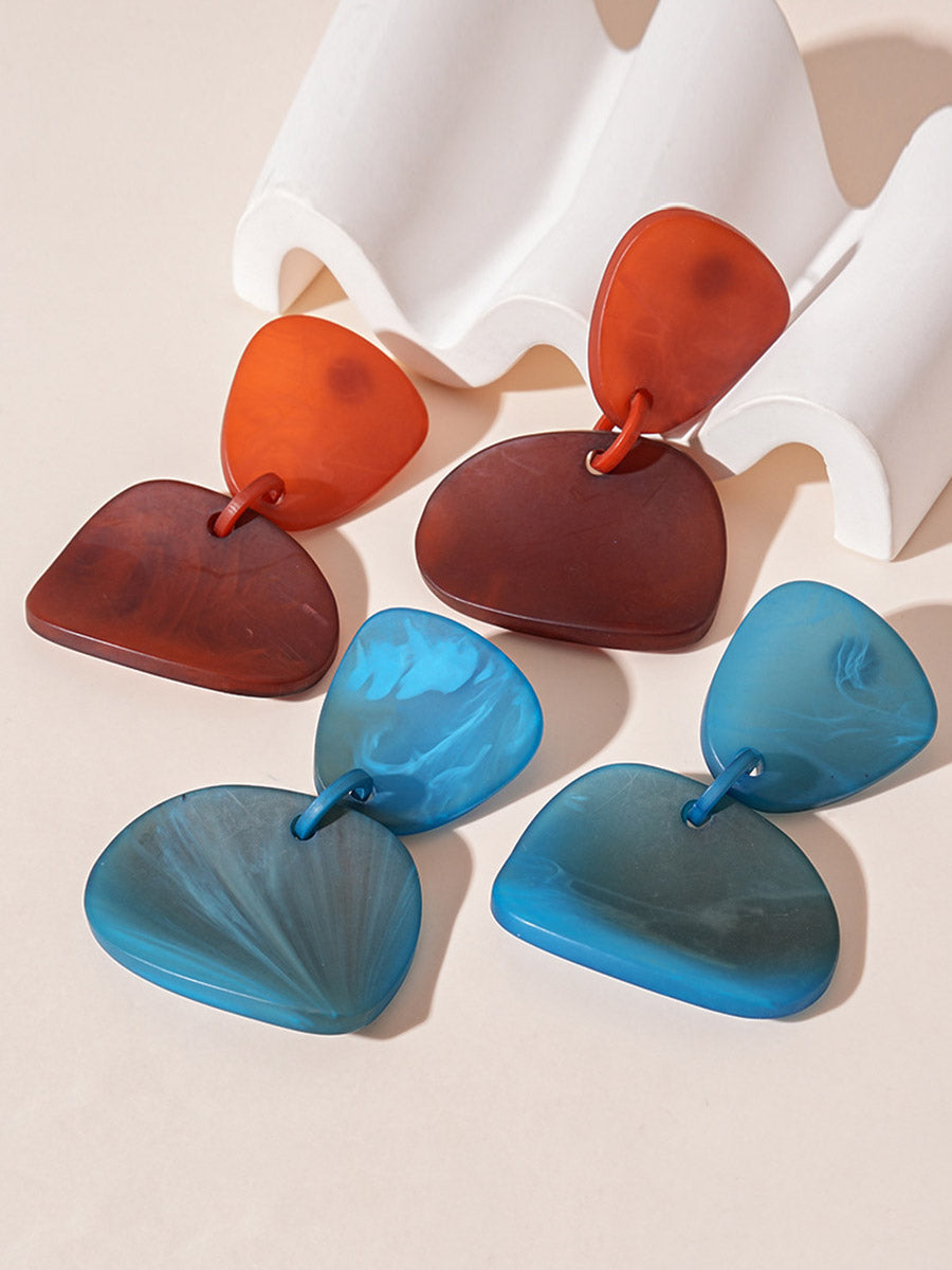 Irregular Clipping Geometric Earrings Accessories