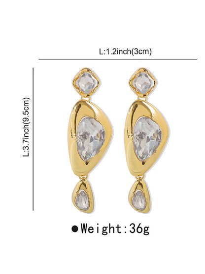 Geometric Drop Earrings