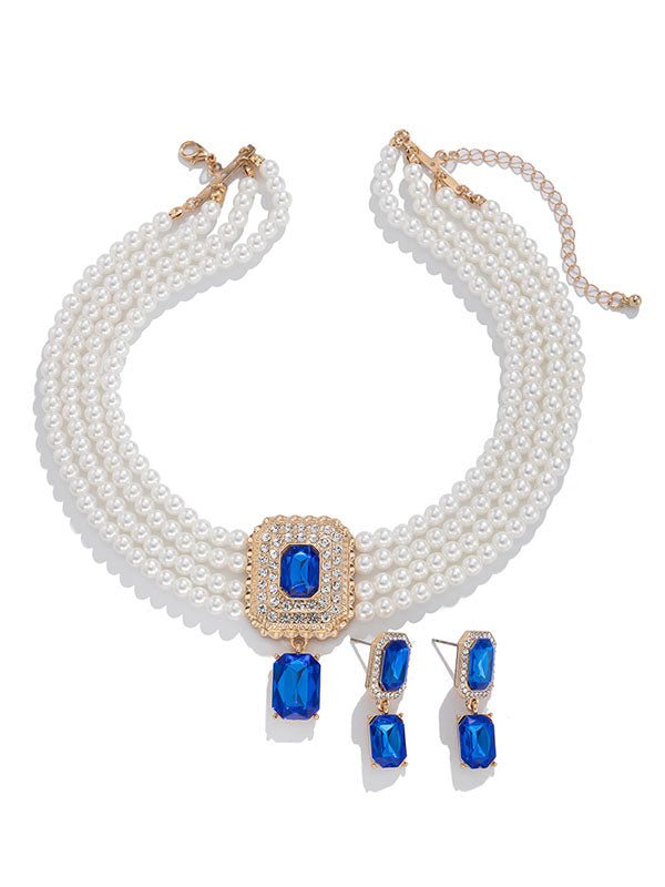 Geometric Drop Earrings Necklaces Accessories