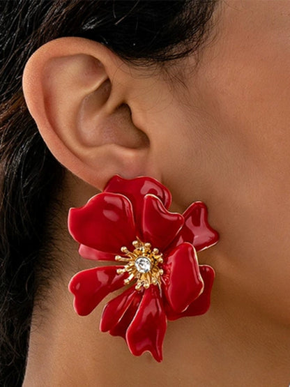 Flower Shape Earrings Accessories