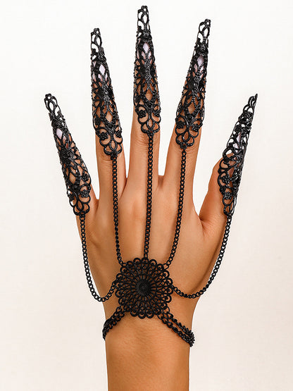 Chains Geometric Hollow Nail Protectors