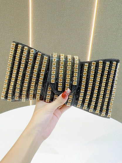 Chains Rhine Stones Evening Bags & Clutches Handbags