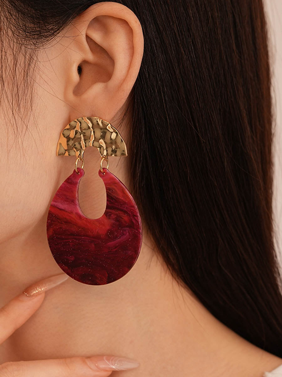 Geometric Drop Earrings