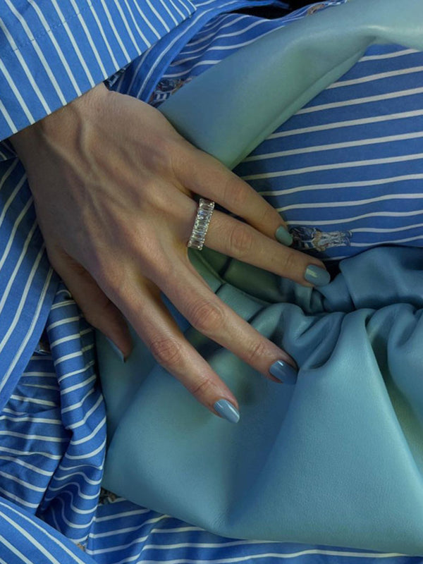 Long Sleeves Buttoned Cartoon Printed Contrast Color Striped Lapel Blouses Tops + Tied Waist High Waisted Pants Bottom Two Pieces Set