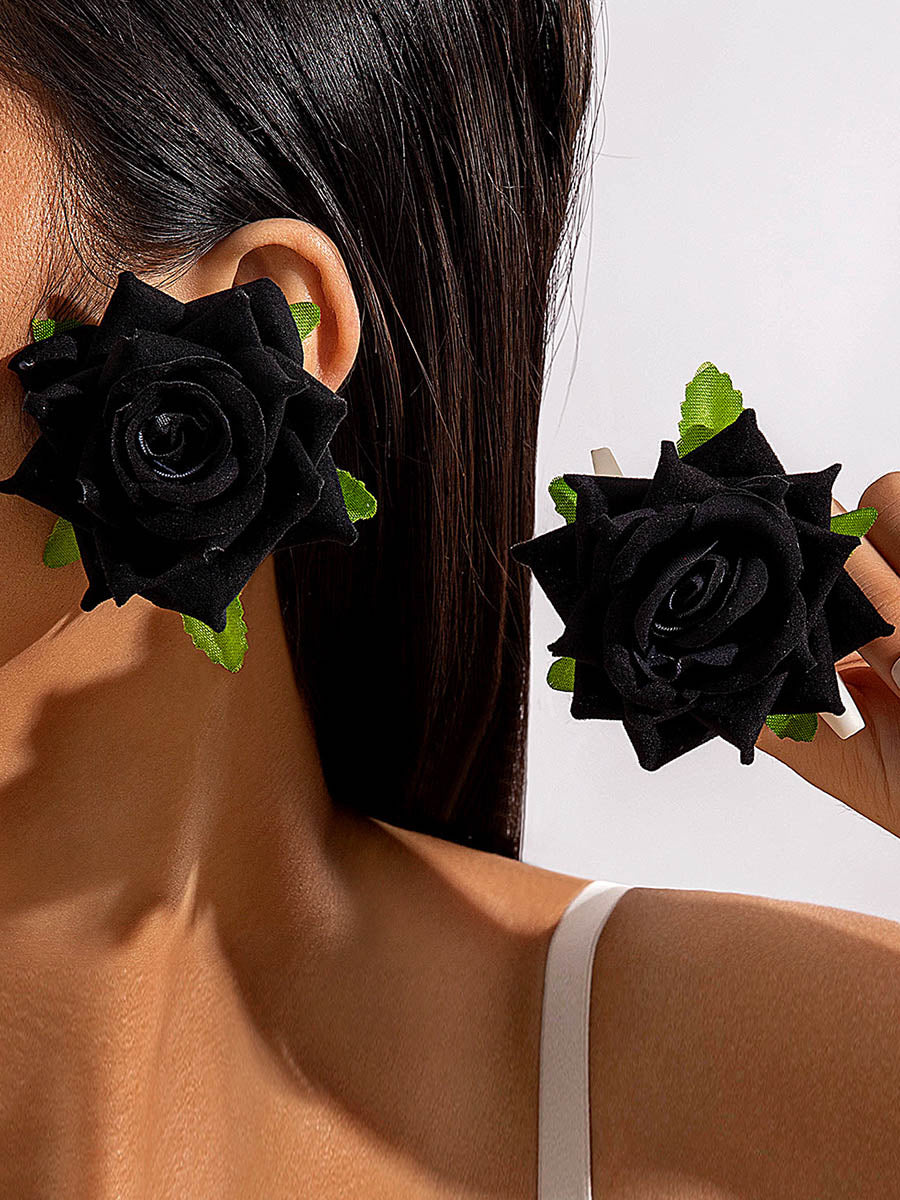 Flower Shape Drop Earrings