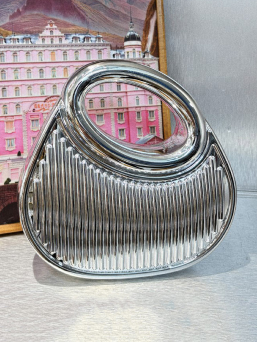 Shiny Striped Patterns Water Drop Evening Bags & Clutches Handbags
