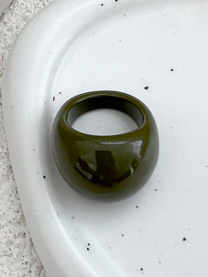Geometric Solid Color Rings Accessories