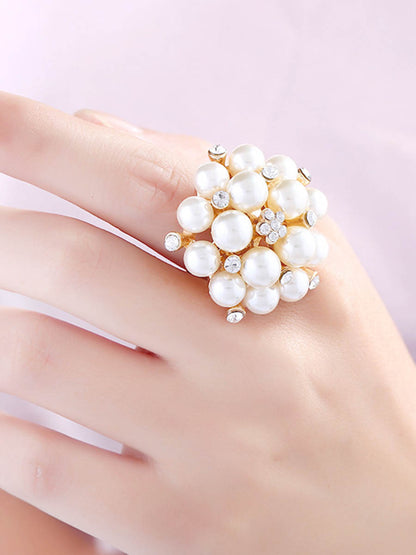 Adjustable Flower Shape Geometric Rings Accessories