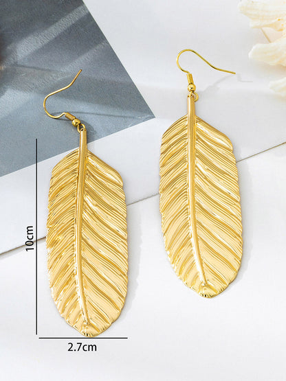 Leaves Shape Earrings Accessories