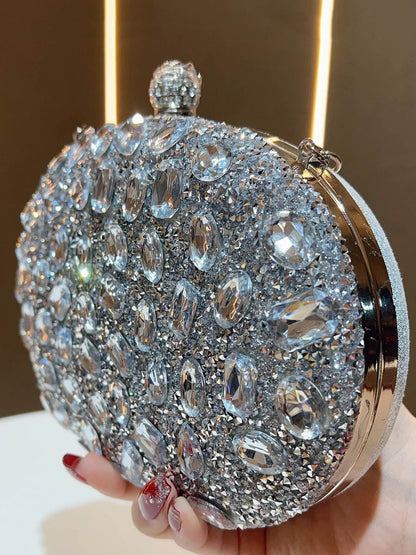 Chains Rhine Stones Evening Bags & Clutches Handbags