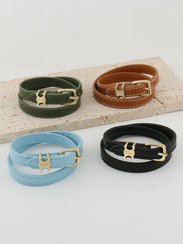 Buckle Geometric Bracelet Accessories