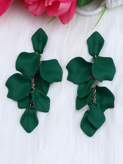 Chains Flower Shape Earrings Accessories