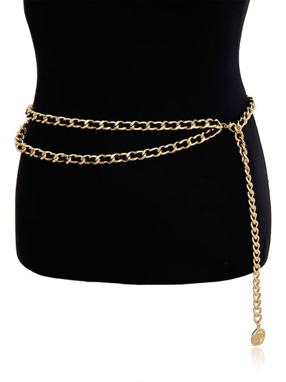 Vintage Fashion Geometry Waist Chain