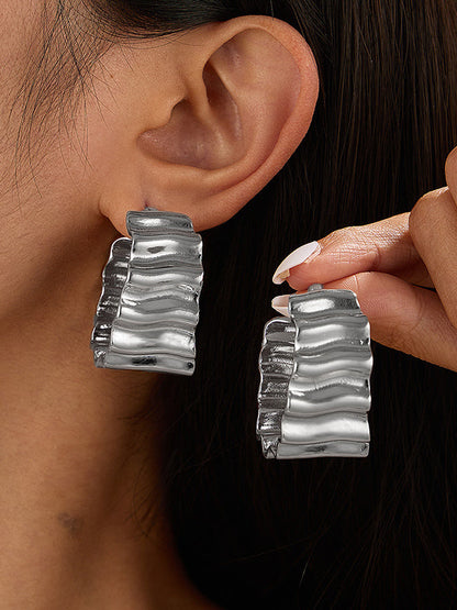 Geometric Drop Earrings