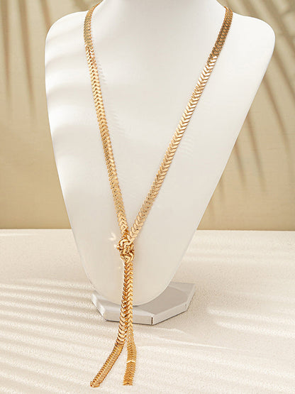 Geometric Knot Necklaces Accessories