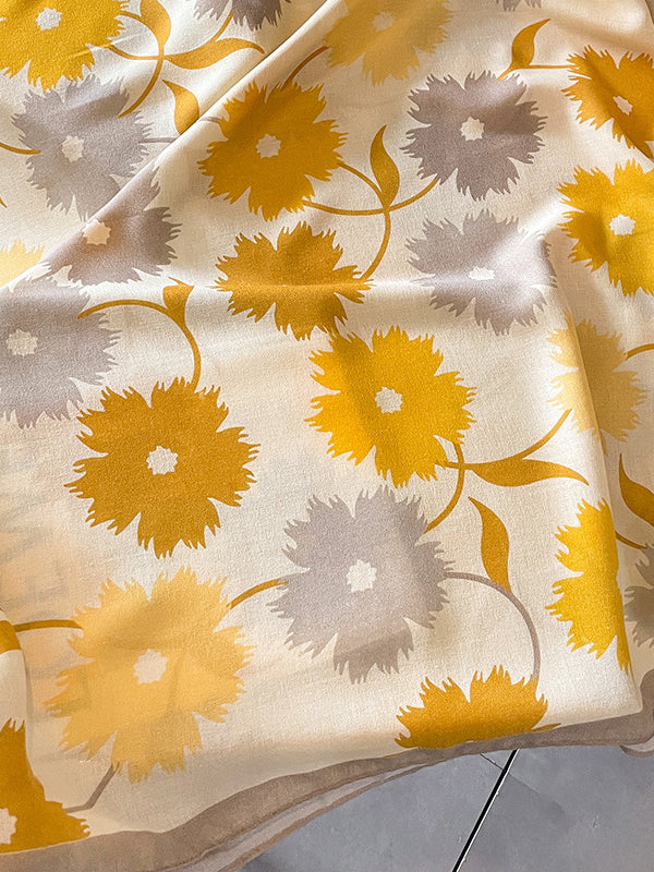 Vintage Floral Printed Shawl&Scarf