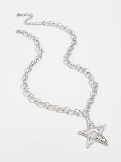 Chains Shiny Star Shape Necklaces Accessories