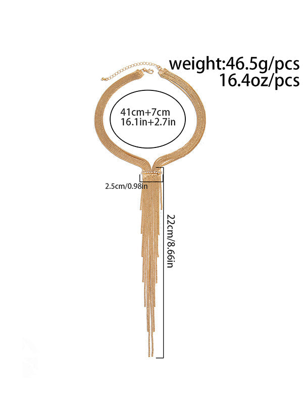 Tasseled Necklaces Accessories