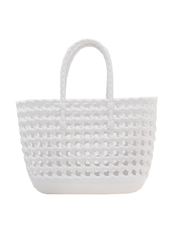 Hollow Solid Color Handbags