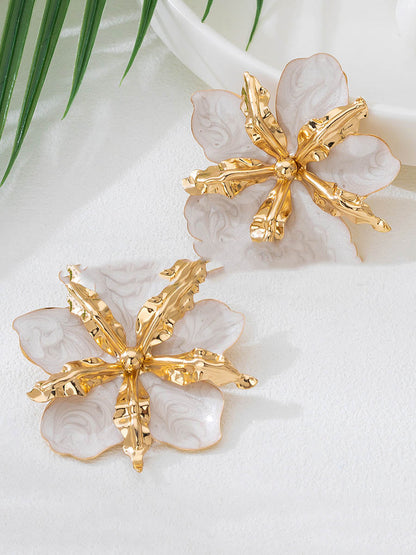 Flower Shape Earrings Accessories