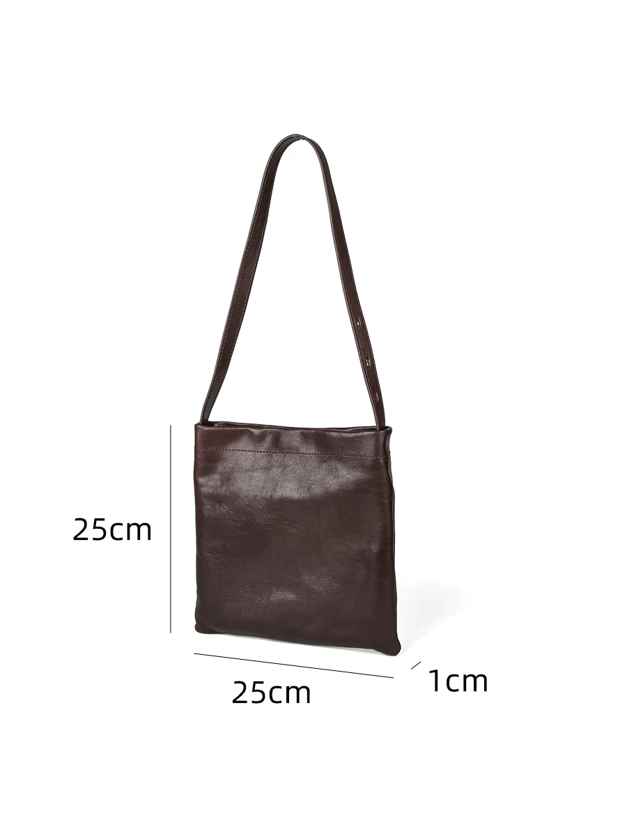 Vintage Soft Leather Shoulder Bag