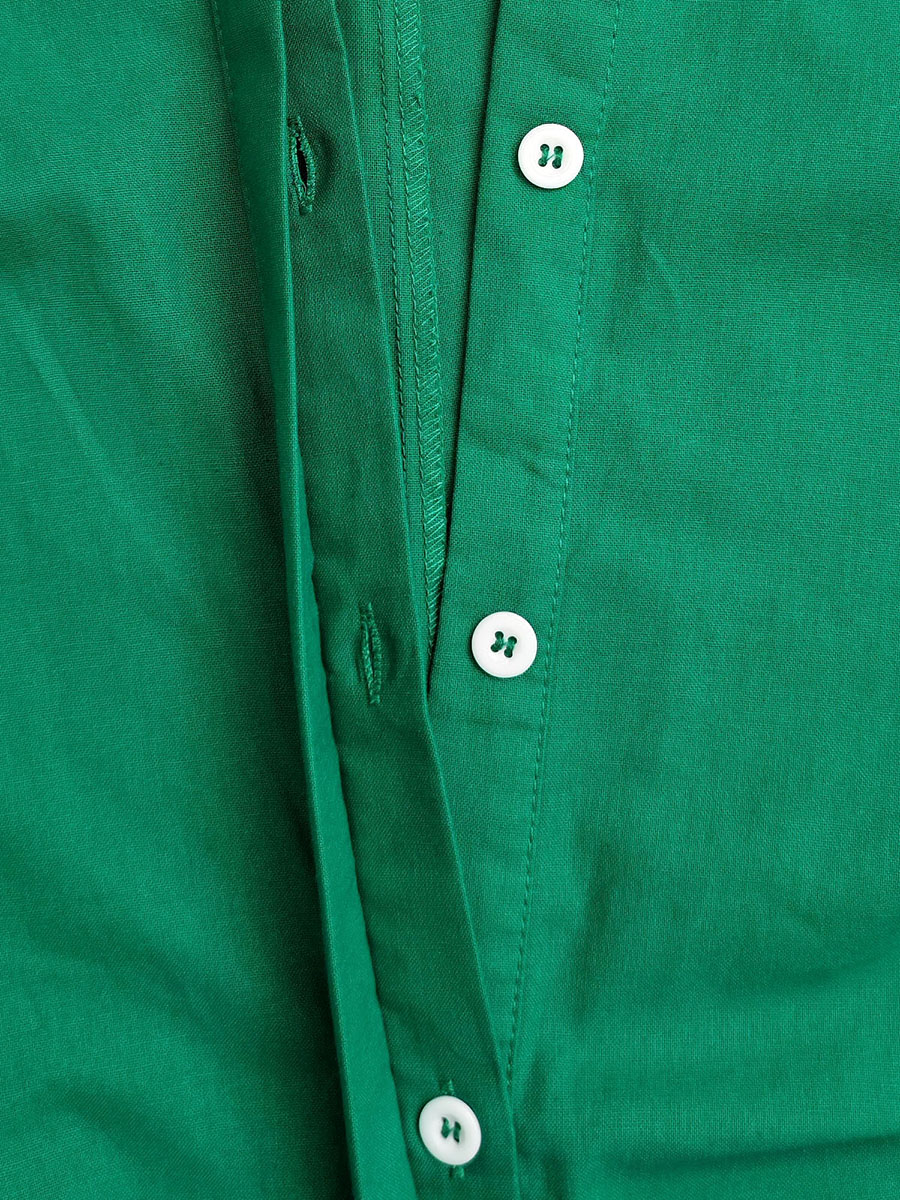 Solid Color Buttoned Wide Leg Sleeveless Stand Collar Jumpsuits