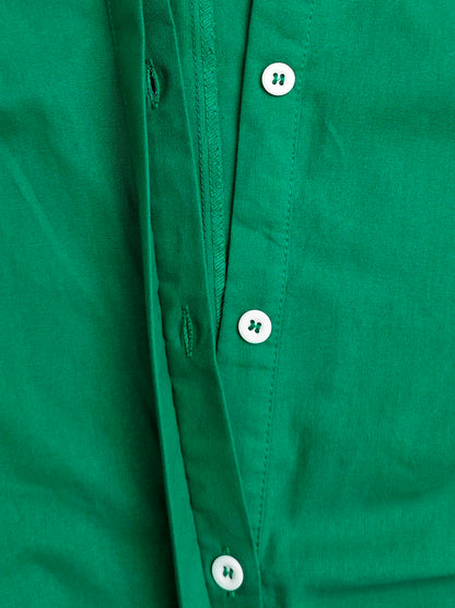 Solid Color Buttoned Wide Leg Sleeveless Stand Collar Jumpsuits
