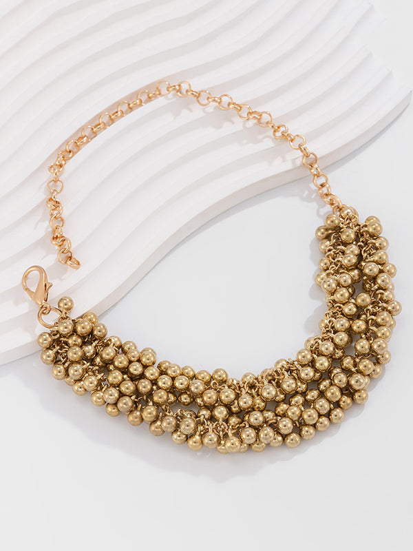 Chains Geometric Solid Color Necklaces Accessories