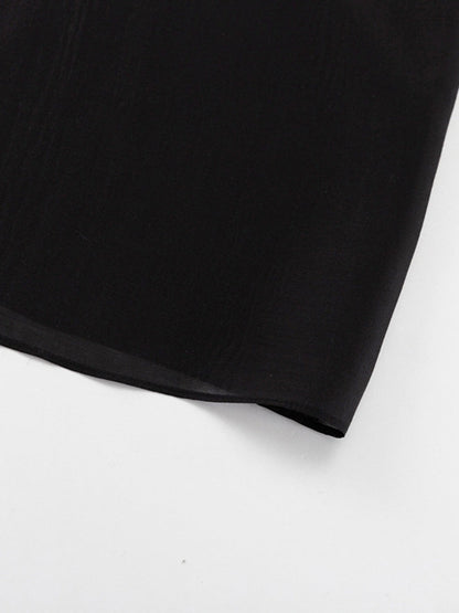 Bodycon High Waisted See-Through Solid Color Split-Joint Skirts Bottoms