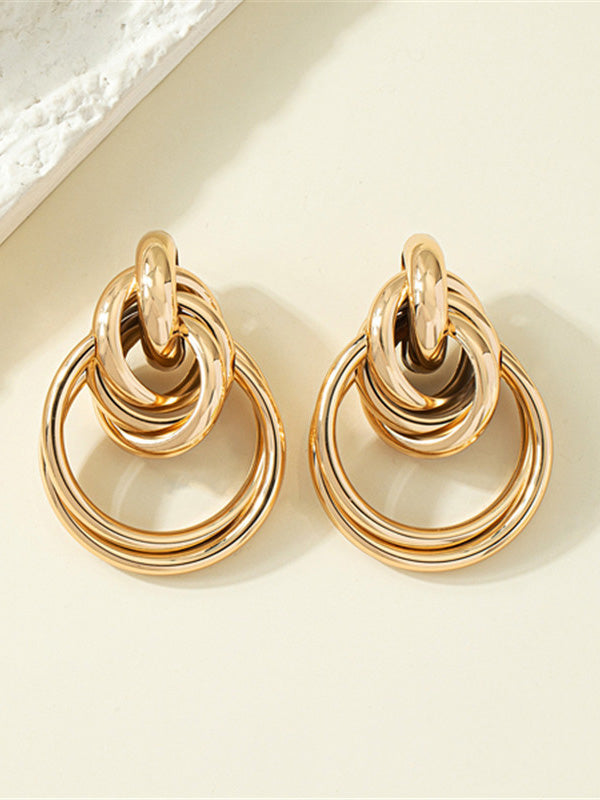 Geometric Drop Earrings