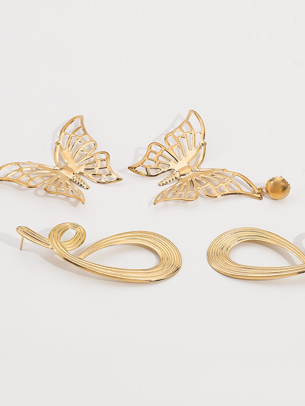 Geometric Drop Earrings