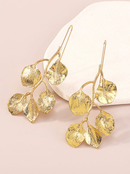 Leaves Shape Earrings Accessories