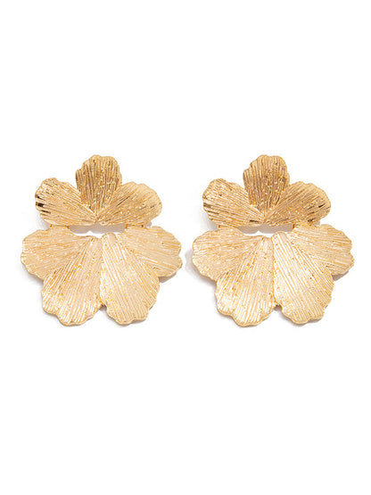 Irregularity Flower Shape Earrings Accessories