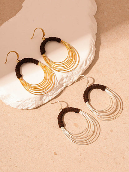 Geometric Drop Earrings