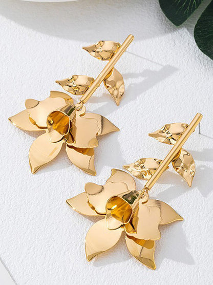 Flower Shape Earrings Accessories