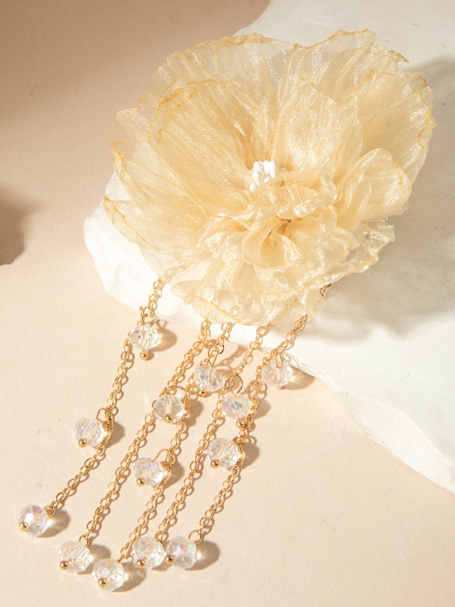 Three-Dimensional Flower Hair Clips