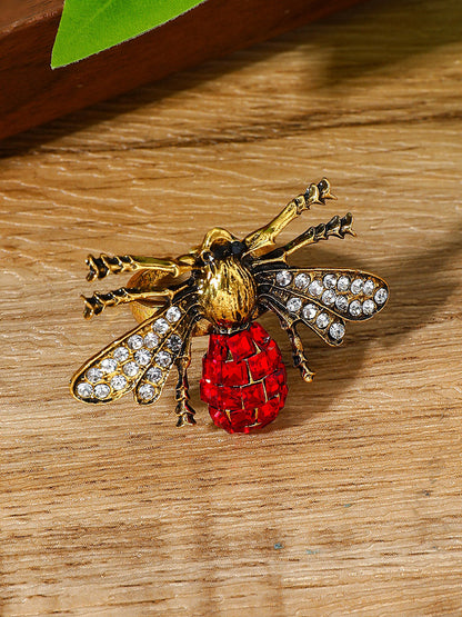 Insect Shape Rhine Stones Rings Accessories