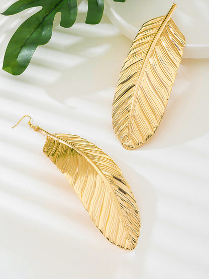 Leaves Shape Earrings Accessories