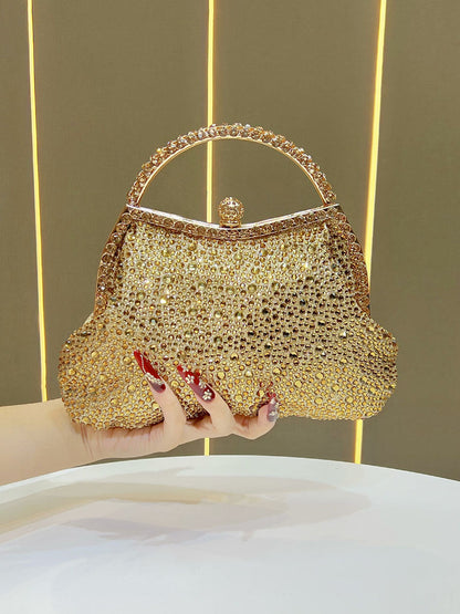 Chains Rhine Stones Evening Bags & Clutches Handbags
