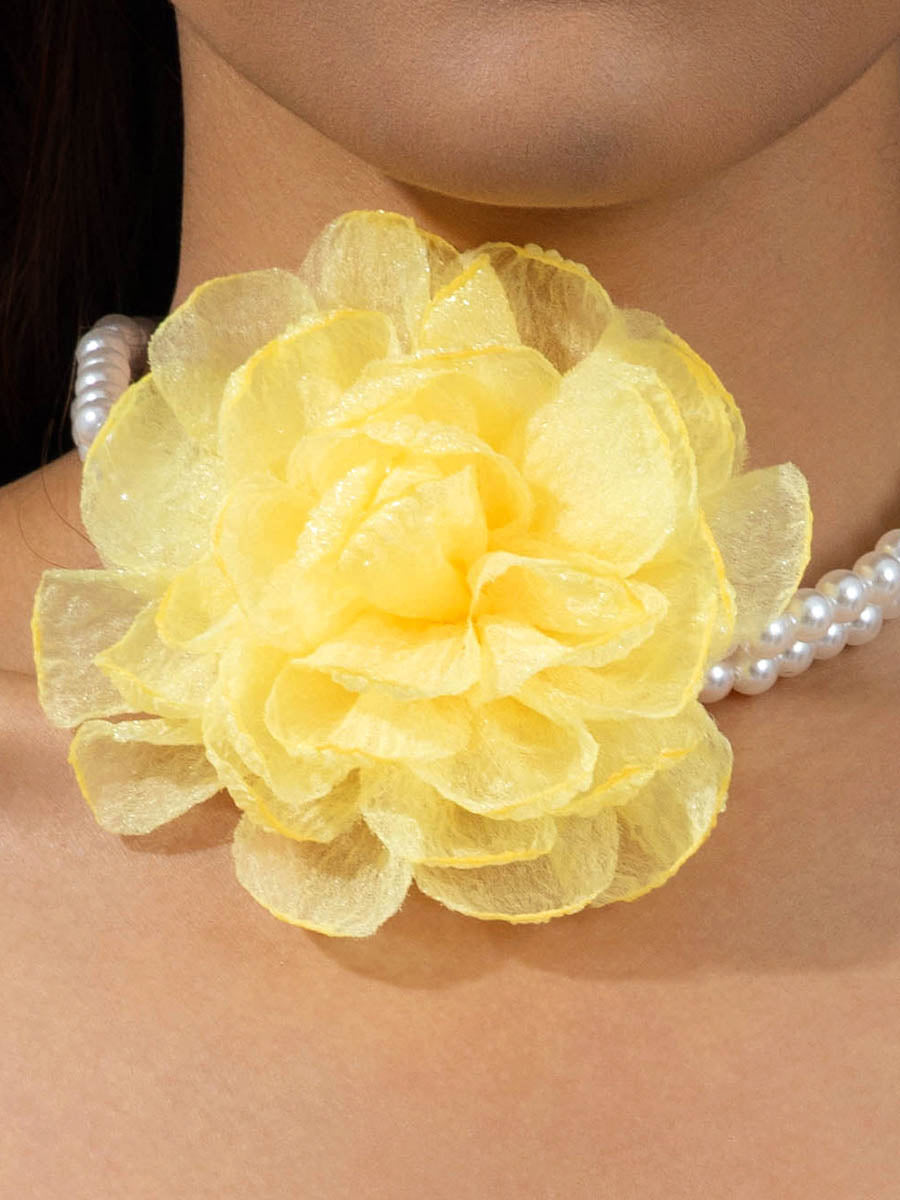 Flower Shape Necklaces Accessories