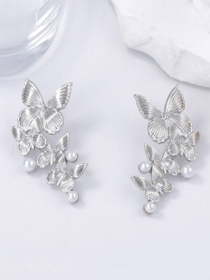 Butterfly Shape Shiny Earrings Accessories