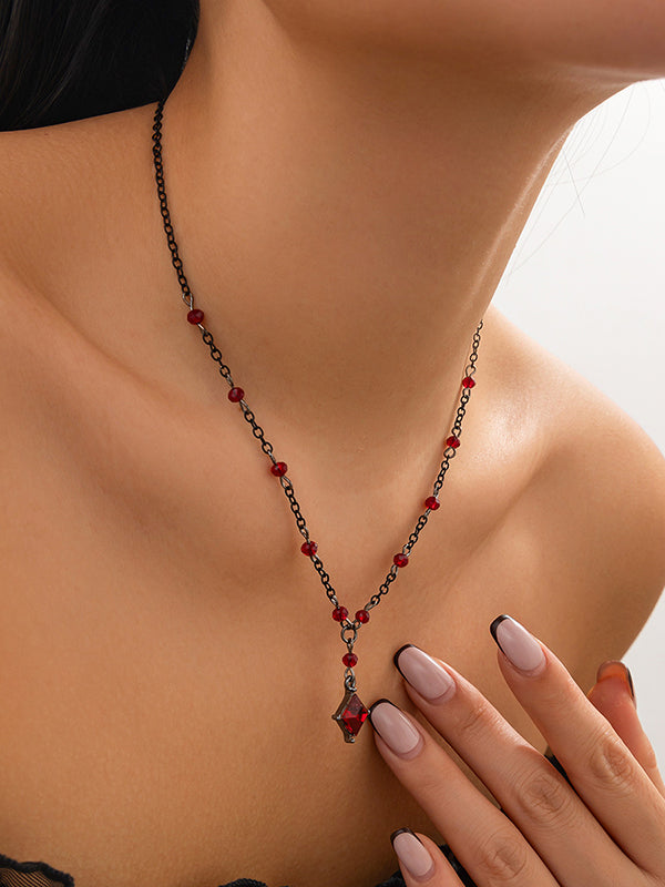 Geometric Tasseled Necklaces Accessories