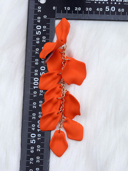 Chains Flower Shape Earrings Accessories