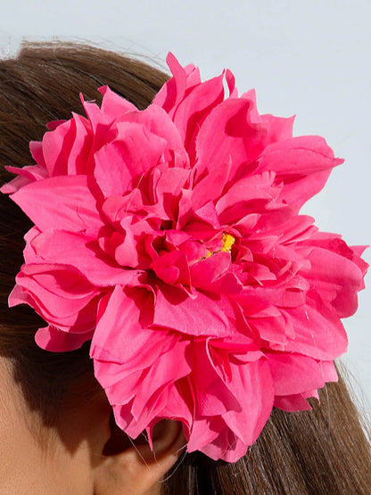 Three-Dimensional Flower Hair Clips